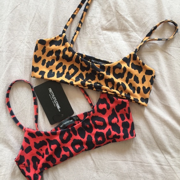 PrettyLittleThing Other - Brand New Pretty Little Thing Leopard Bikinis